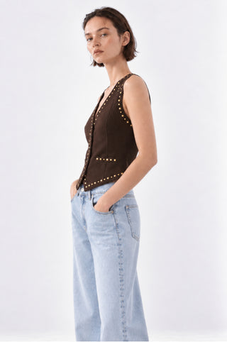 Viscose Western Vest