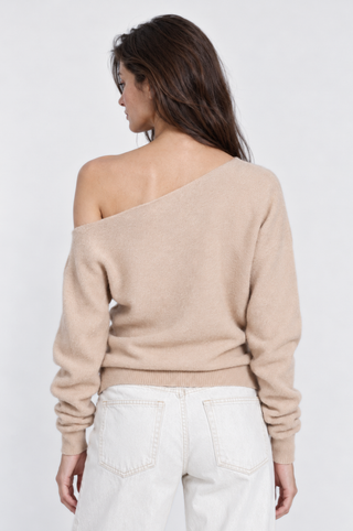 Cashmere Off The Shoulder Top