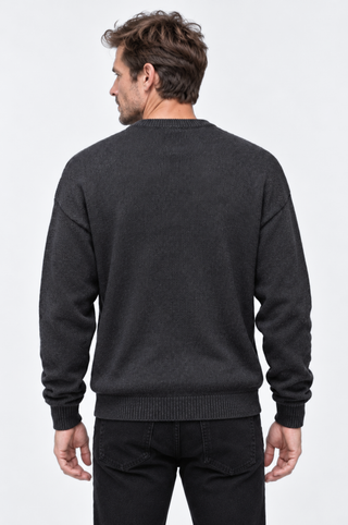 Cotton Cashmere Unisex Golf Father Crewneck