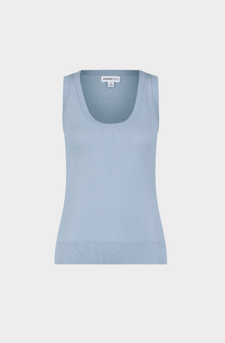 Supima Cotton Cashmere Scoop Neck Tank