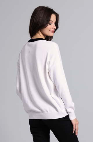 Cotton Cashmere CHOOSE LOVE Long Sleeve Crew