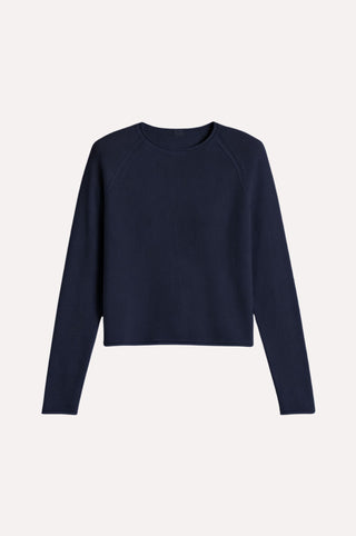 Sheer Luxury Cashmere Raglan Crew