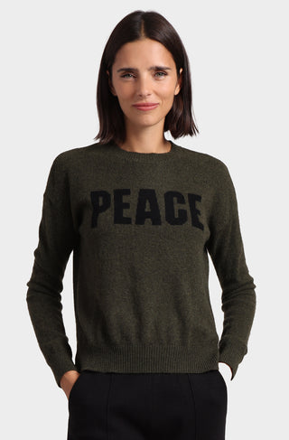 Cashmere Peace Crew Neck