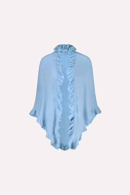 Cashmere Ruffle Shawl