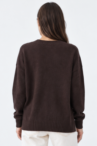 Cashmere Long and Lean V Neck