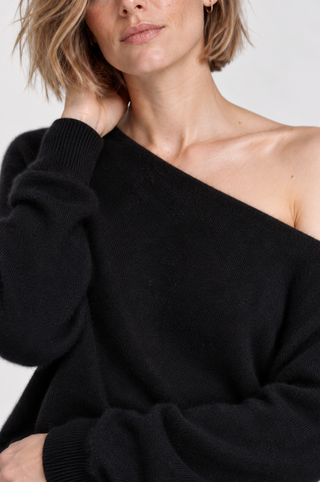 Cashmere Off The Shoulder Top