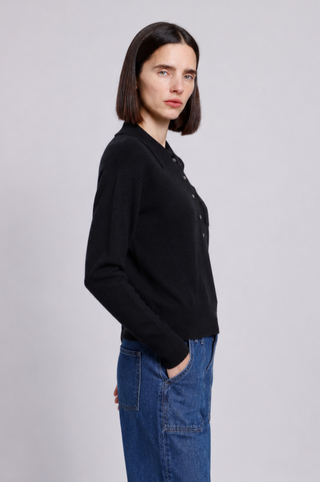 Cashmere Henley Polo with Pocket