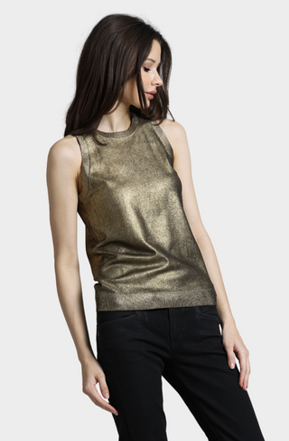 Viscose Metallic Print Tank