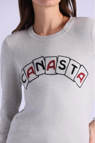 Canasta Embroidered Pullover