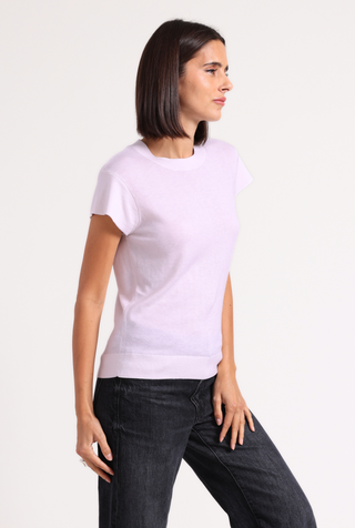 Supima Cotton Cap Sleeve Crew