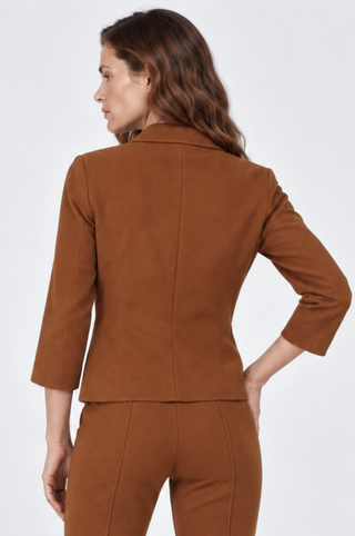Viscose Blend Shrunken Blazer