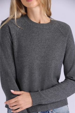 Cashmere 9gg Long Sleeve Shrunken Crew