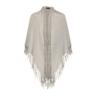 Cotton/Cashmere Fringe Shawl