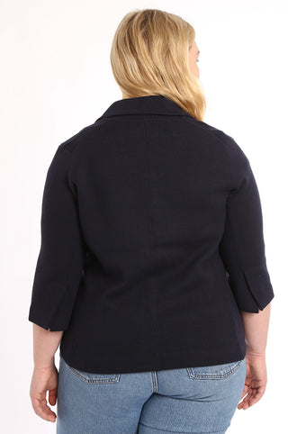 Cotton Blend Plus Shrunken Blazer