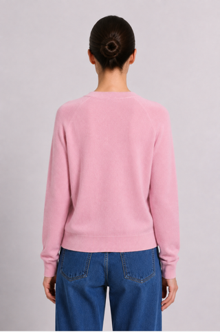 Cashmere Long Sleeve Shrunken V Neck