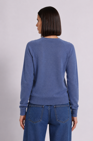 Cashmere Long Sleeve Shrunken V Neck