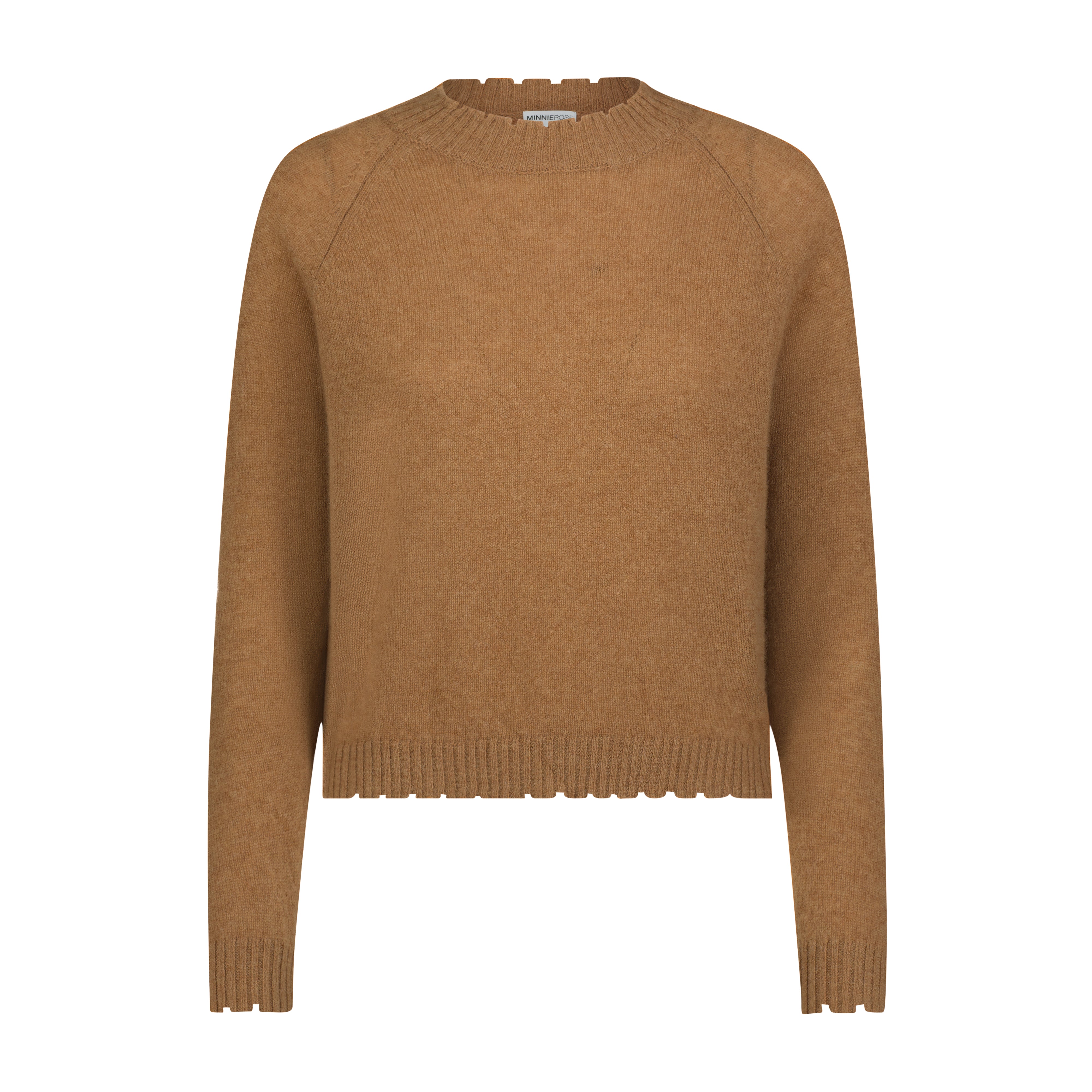 CHANTELLE CASHMERE CREWNECK - SPARROW / XS