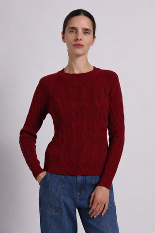 Cotton Classic Cable Crew