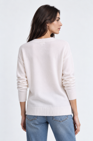 Cashmere Long and Lean V Neck