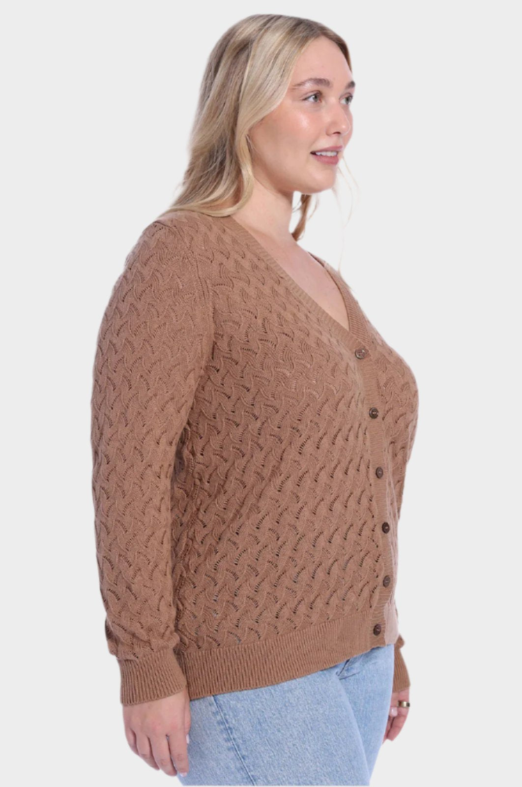 Plus size cashmere clearance cardigans