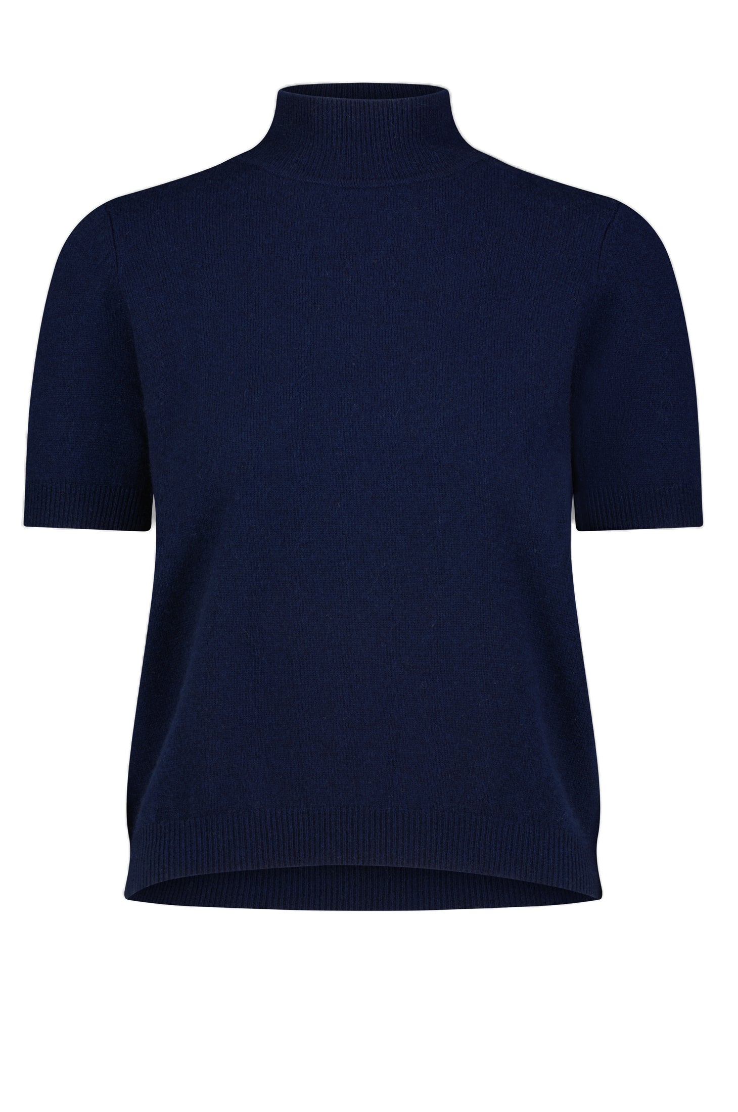 Navy blue mock neck top deals