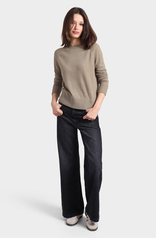 Cashmere Raglan Pullover with Fashioning