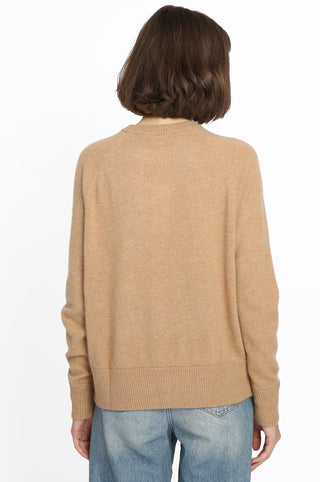 Cashmere Raglan Pullover with Fashioning