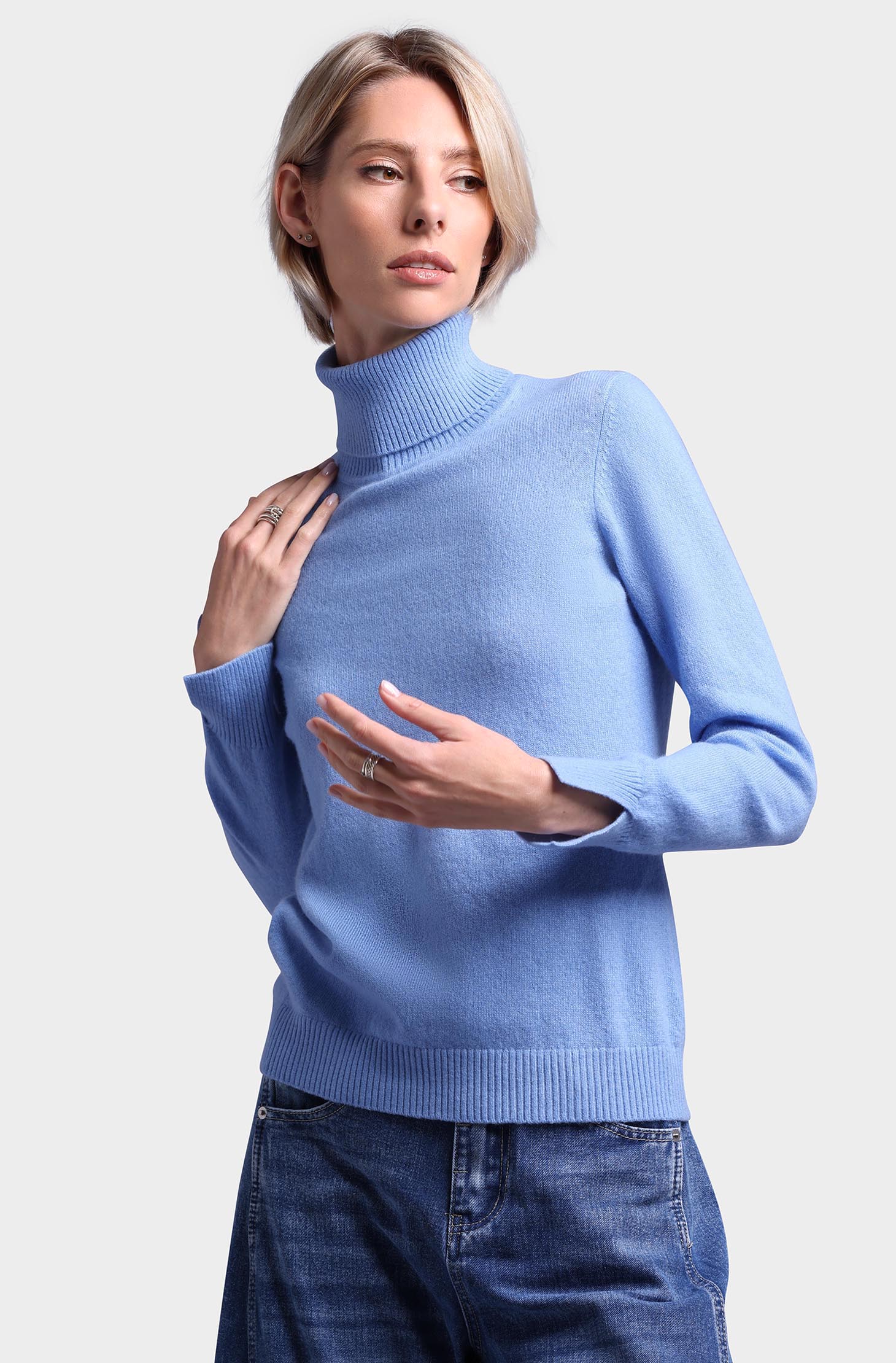 Slit sleeve sweater deals