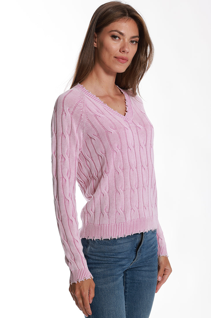 Shop Cashmere & Cotton Blend V-Neck Tops | Minnie Rose Shop Cashmere & Cotton Blend V-Neck Tops | Minnie Rose
