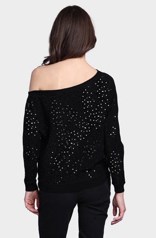 Viscose Sequin Off The Shoulder