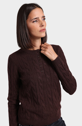 Cashmere Cable Henley