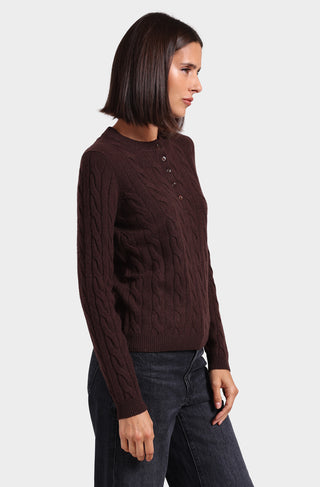 Cashmere Cable Henley