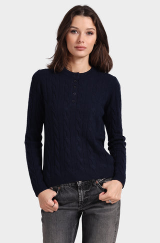 Cashmere Cable Henley