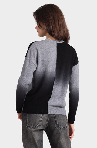 Cashmere Dip Dye V Nk Pullover