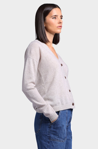 Cashmere 12 Gauge V-Neck Cardigan