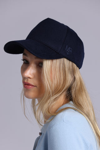 Wool Trucker Hat with Minnie Rose Embroidery