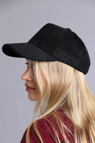 Wool Trucker Hat with Minnie Rose Embroidery