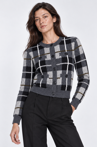 Plaid Cardigan