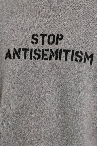 Stop Antisemitism Long Sleeve Crew Neck Pullover