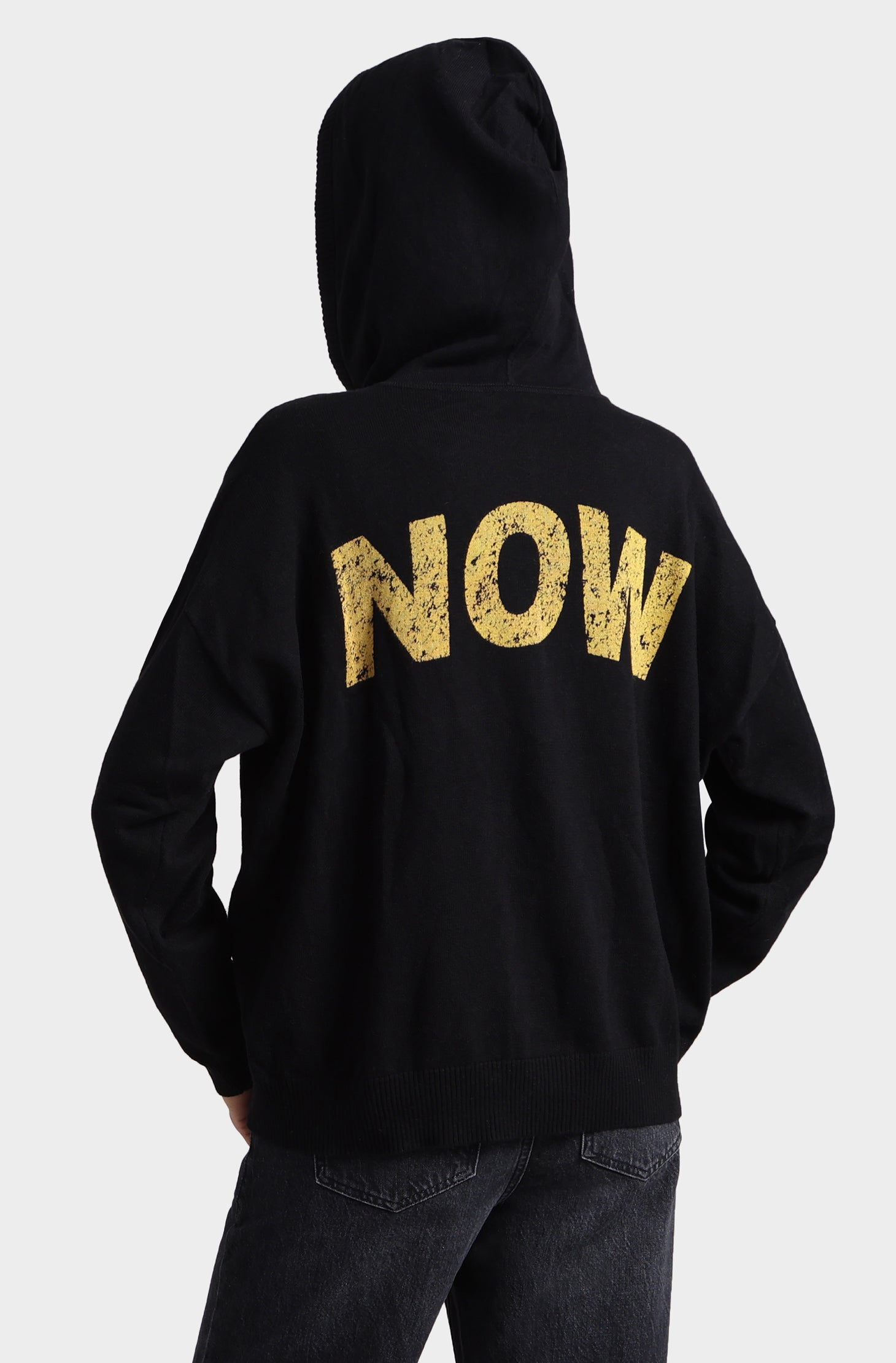 Cotton Cashmere Hand Print Oversized Hoodie – Minnie Rose