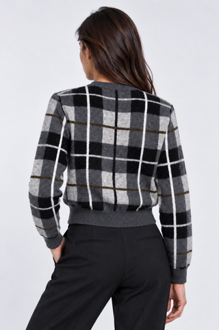 Plaid Cardigan