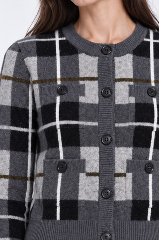 Plaid Cardigan