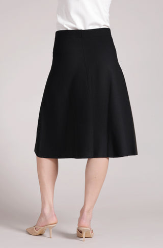 Viscose  25" Fit & Flare Skirt