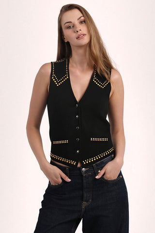 Viscose Western Vest