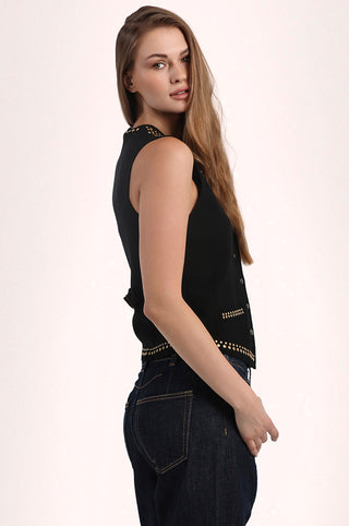 Viscose Western Vest