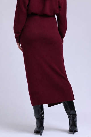 Cashmere Maxi Wrap Skirt