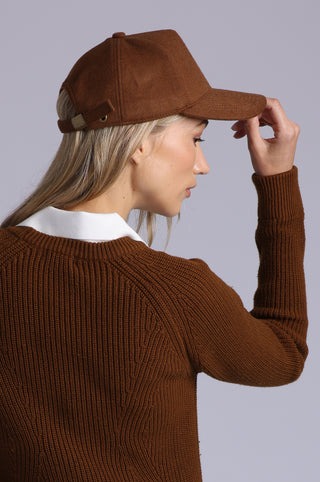 Wool Trucker Hat with Minnie Rose Embroidery