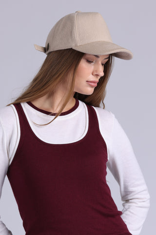 Wool Trucker Hat with Minnie Rose Embroidery