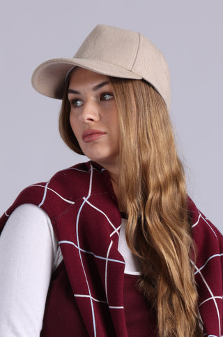 Wool Trucker Hat with Minnie Rose Embroidery