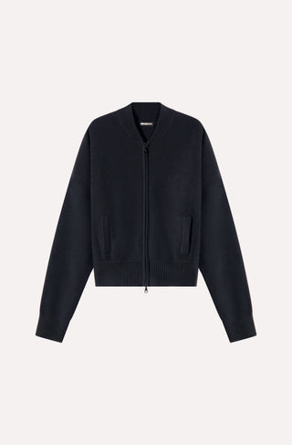 Cashmere Cropped Bomber